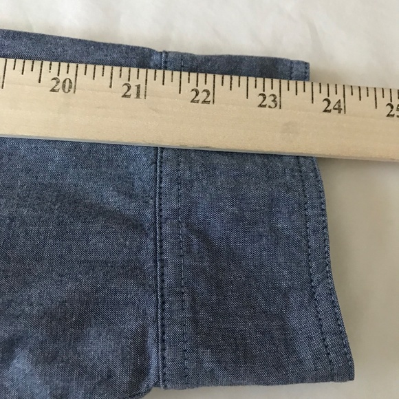 WOMAN WITHIN Cotton Denim Button Down Shirt Long Sleeve Women’s Plus Size 4X - Picture 14 of 14